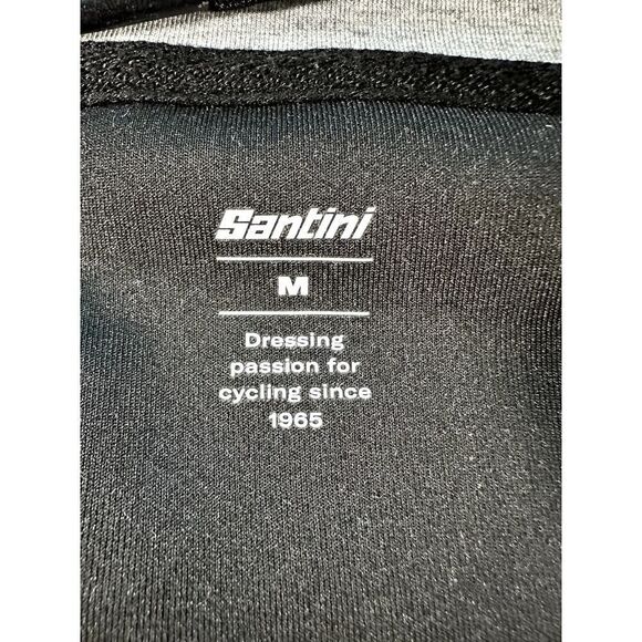 Santini 365 Grey Hoodie Jacket Mummu Cycling Medium Racing Bike - Picture 10 of 11